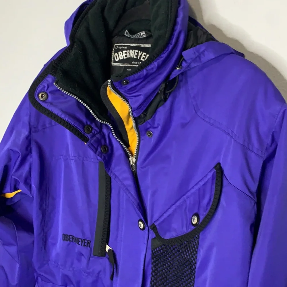 Vintage obermeyer purple ski jacket 8
